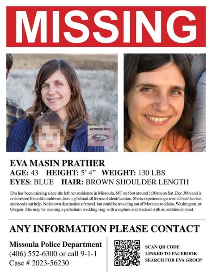Breaking News: Search Intensifies For Missing Person Eva Masin Prather