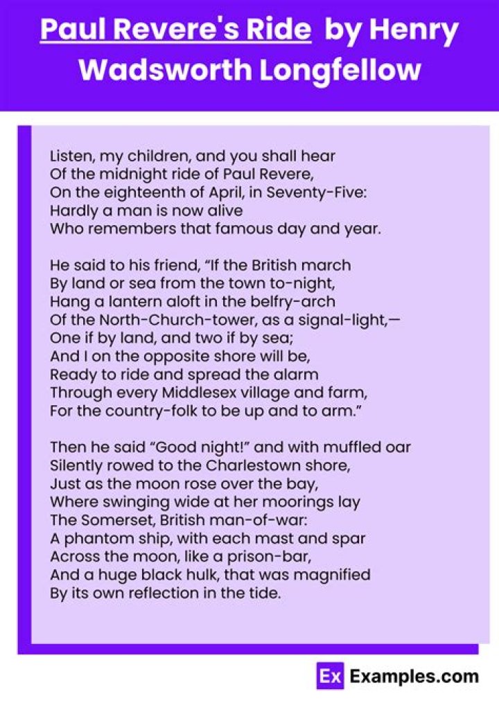 Clearly Understanding The Symbolism Behind Paul Revere's Ride Lyrics