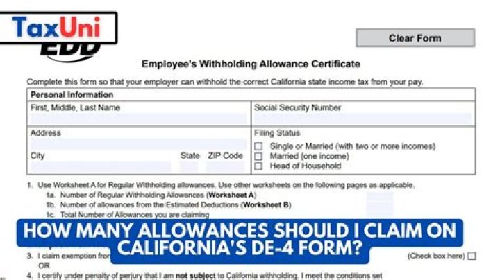 Discover: Optimal Number Of Allowances For Your Tax Situation
