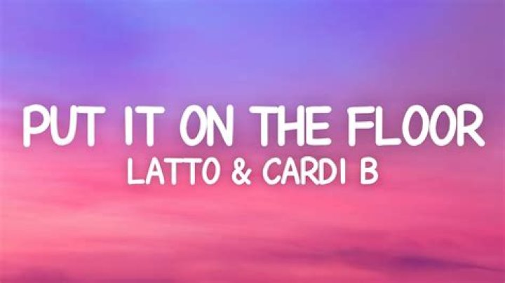 Discover The Infectious Lyrics: "Put It On The Floor (Remix) Ft. Cardi B"
