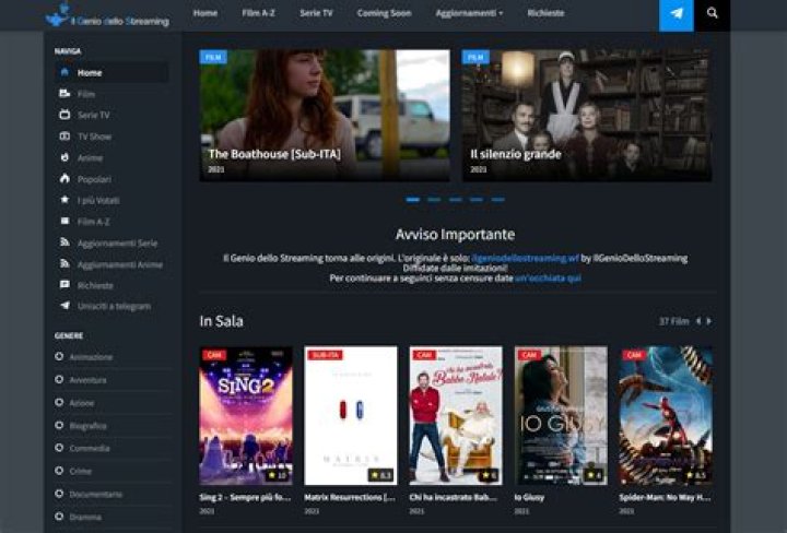 Find The Latest Ilgeniodellostreaming Nuovo Indirizzo